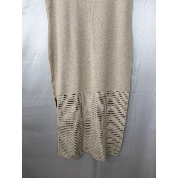 NWT‎ Universal Thread Sweater Tank Maxi Dress Tan Crochet Hem Size XL - Picture 13 of 13